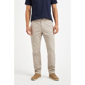 Tommy Hilfiger Slim Fit Chino Pants Men 34x32 Beige Khaki‎ Casual Classic Preppy